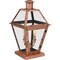 Quoizel Rue De Royal Outdoor Pier Base 2 Lights  Aged Copper RO9110AC - alternate 2